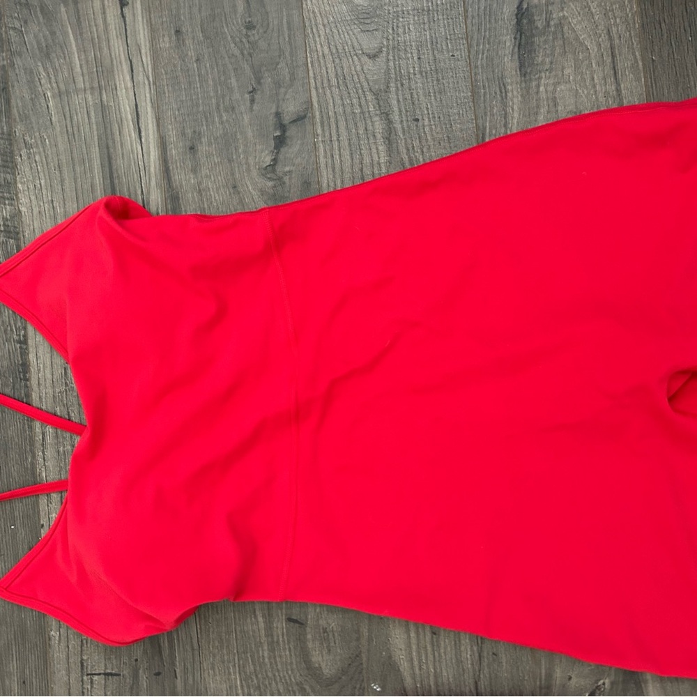 White Fox Boutique Red Jumpsuit